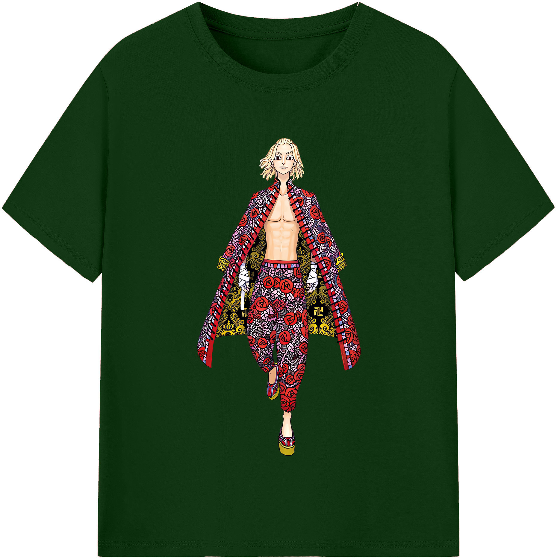 （画像用） 東京リベンジャーズ Tokyo Revengers 綿100％半袖Tシャツ（フロントプリント）